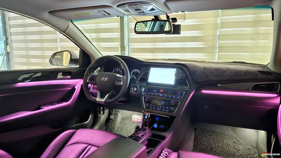 Hyundai Sonata LF ambient lighting - Hyundai Sonata LF Ambient Lighting Installation - Subtle Upgrade photo 4