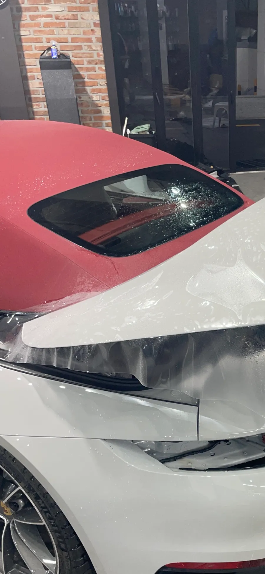 ポルシェ 911 992 PPF施工事例:費用目安と仕上がり 施工写真 3-2