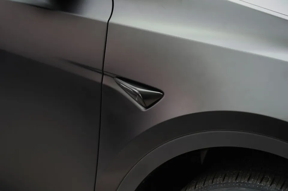 Tesla Model Y vinyl wrap - Tesla Model Y Vinyl Wrap Review: Matte Black Transformation photo 4