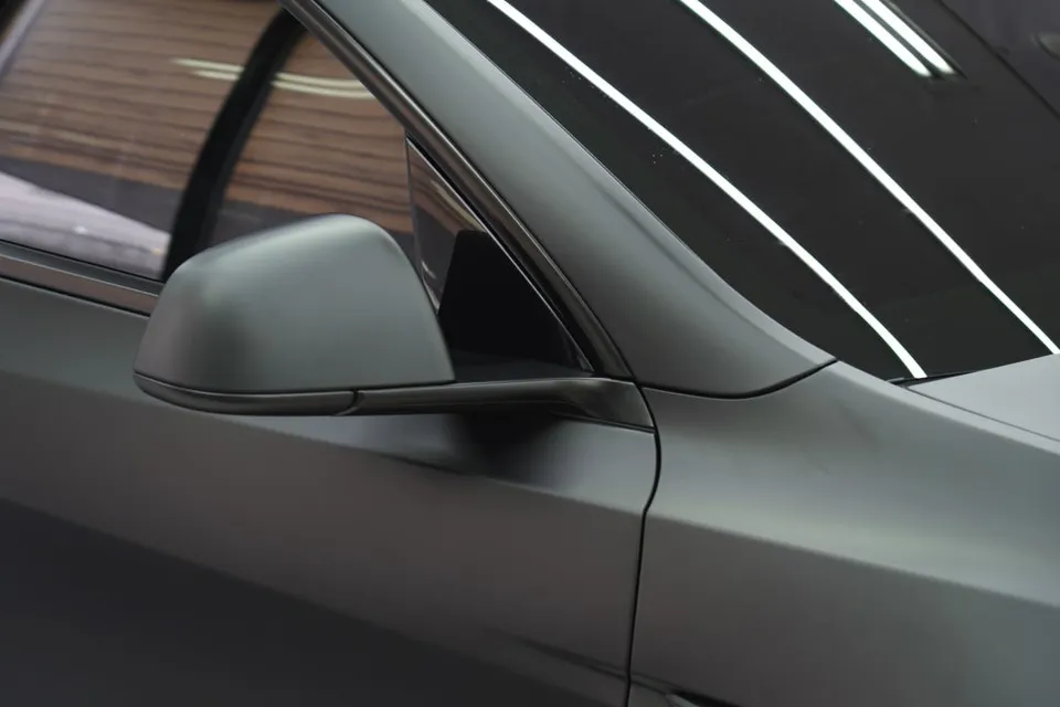 Tesla Model Y vinyl wrap - Tesla Model Y Vinyl Wrap Review: Matte Black Transformation photo 5