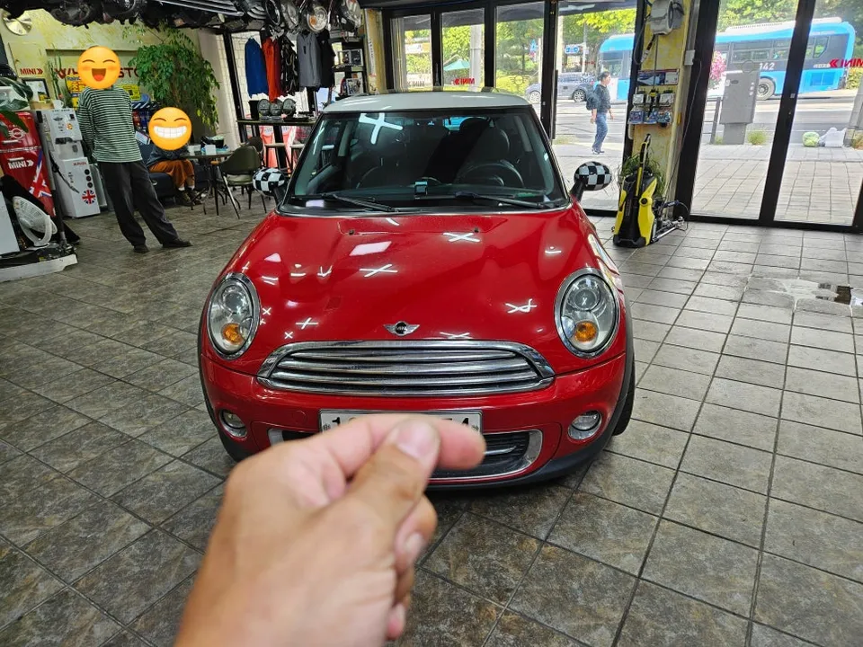BMW MINI Cooper lighting upgrade installation result