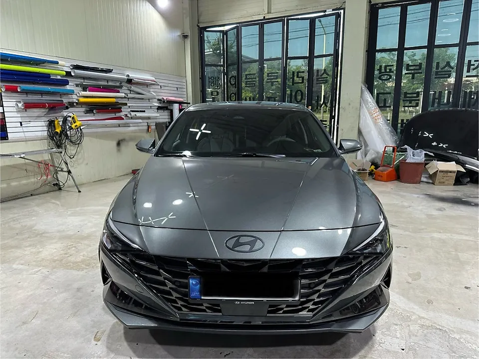 Hyundai Elantra CN7 Vinyl Wrap Review: Satin Black Transformation