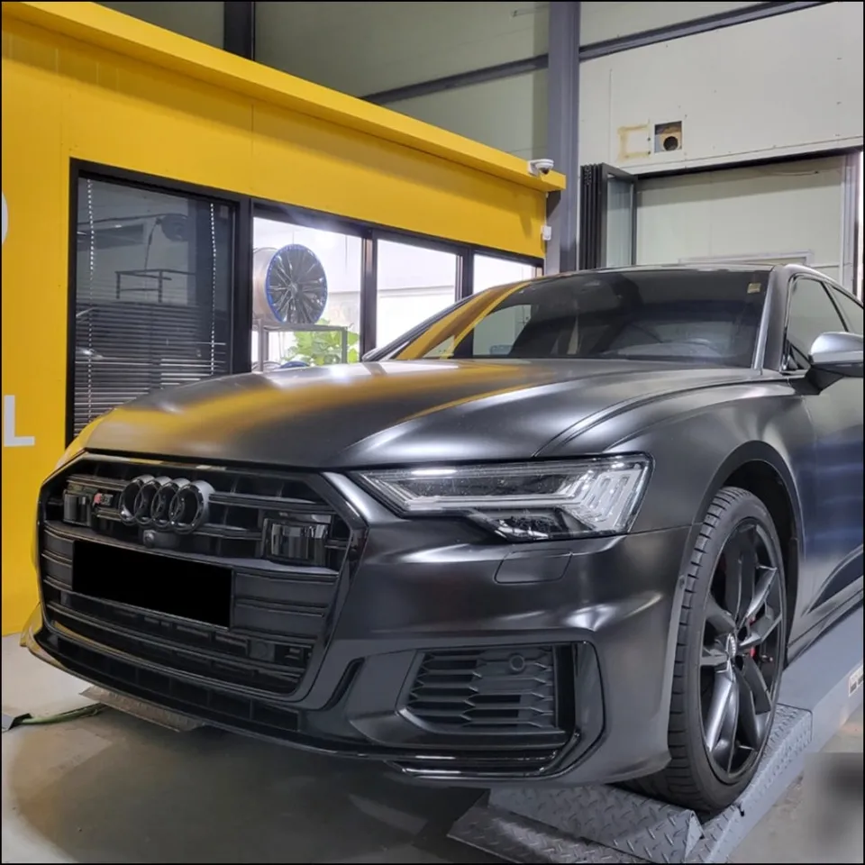 Audi RS5 Wheel Refinishing Review — Matte Black Powder Coat photo 2