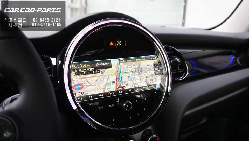 BMW MINIのAndroid Auto・CarPlay取付事例 施工写真 4-1
