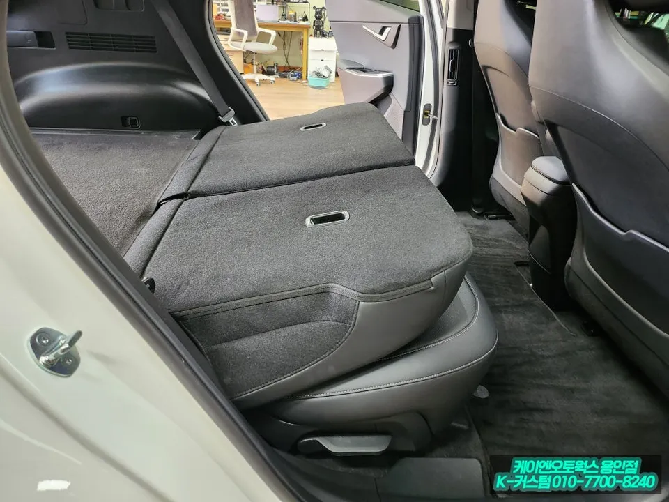 Kia EV6 interior customization - Kia EV6 2-Row Seat Flattening for Camping Review photo 3