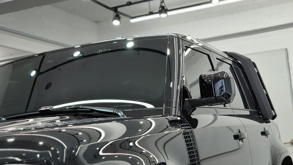 HyundaiのPPF施工事例 施工写真 4-2