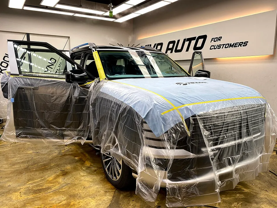 Hyundai Palisadeのカーフィルム施工事例｜費用目安・仕上がり 施工写真 2-2