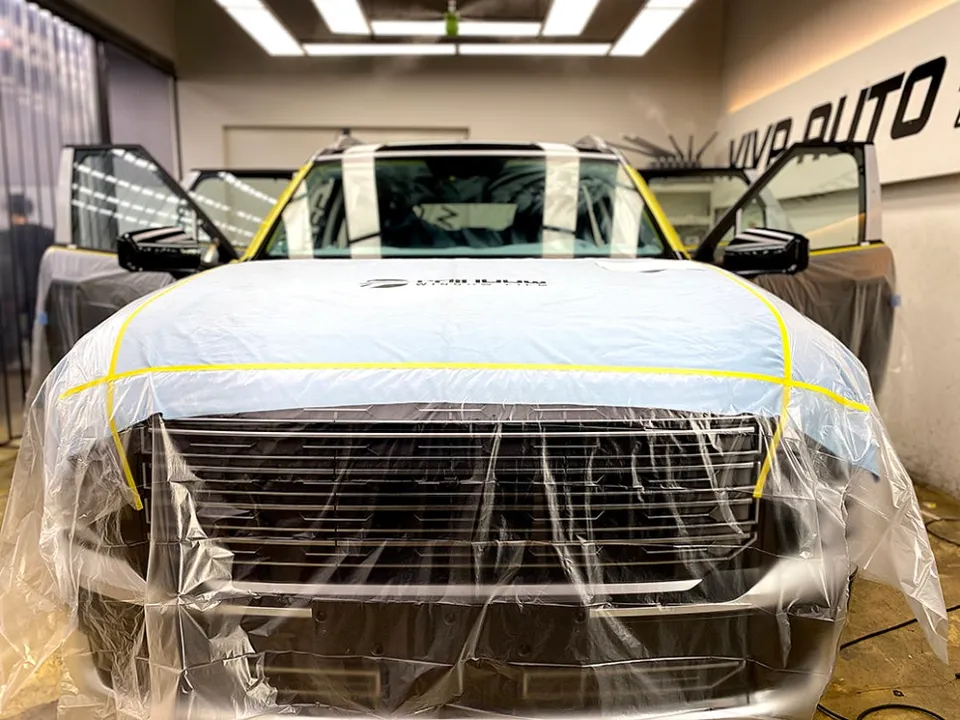 Hyundai Palisadeのカーフィルム施工事例｜費用目安・仕上がり 施工写真 3-2