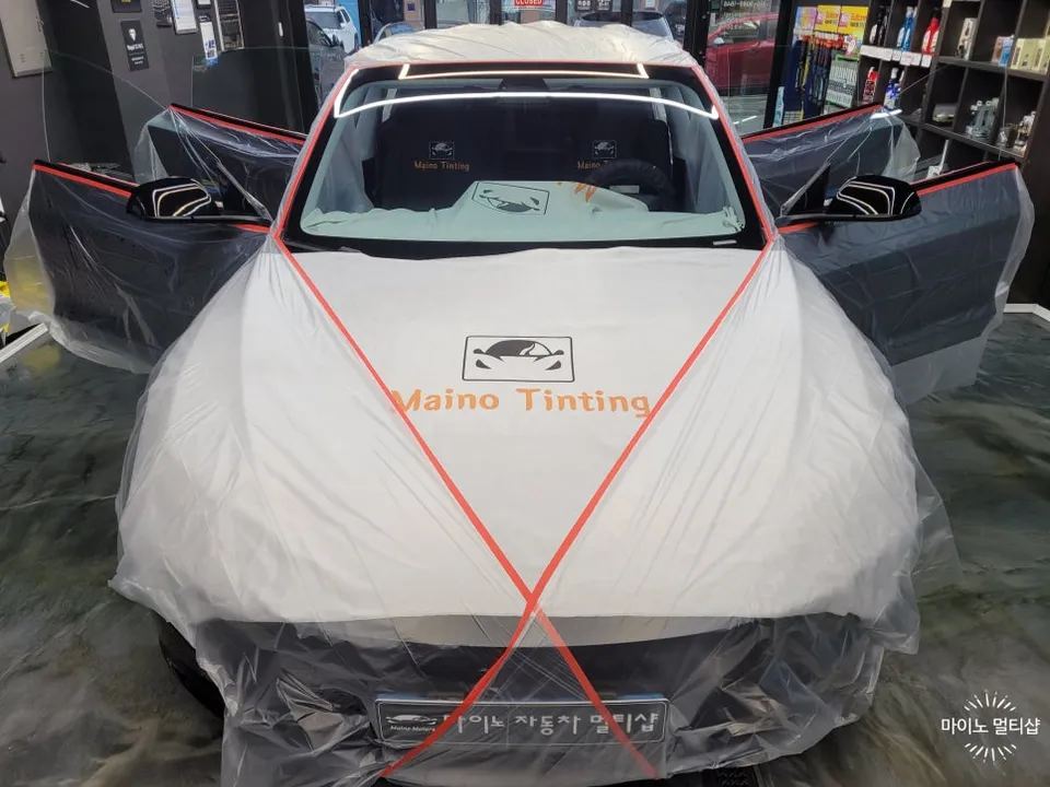 Tesla Model 3のカーフィルム施工事例｜費用目安・仕上がり 施工写真 3-1