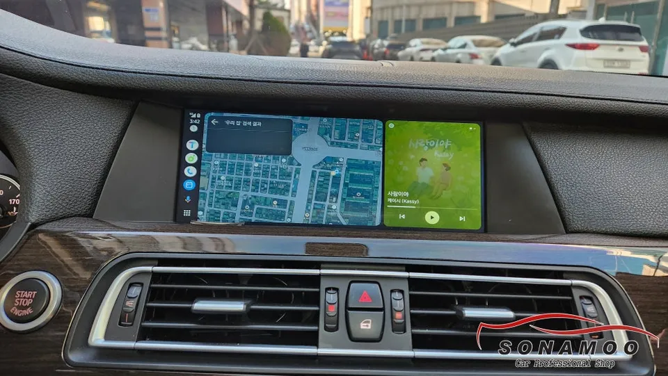 BMW 7 Seriesのカーオーディオ施工事例 施工写真 5