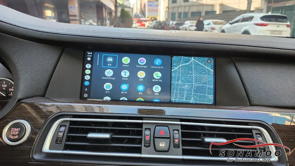 BMW 7 Seriesのカーオーディオ施工事例 施工写真 6