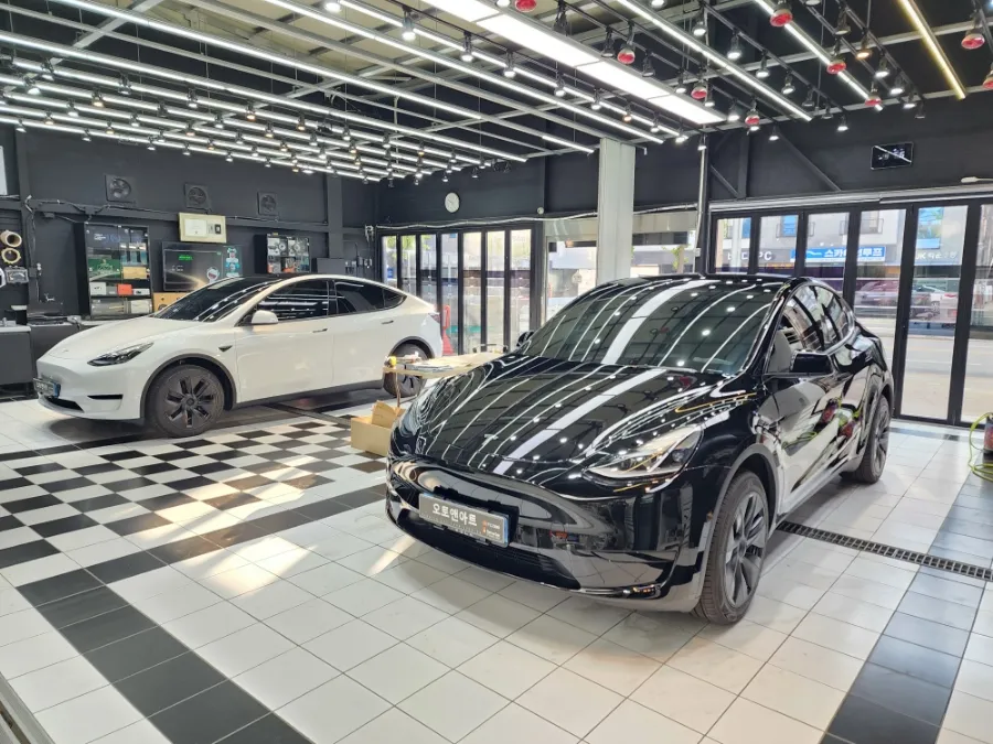 Tesla Model Yのカーフィルム施工事例|費用目安・仕上がり 施工写真 2-1