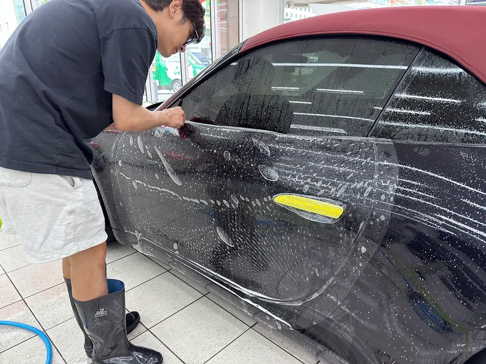ポルシェ911のPPF施工事例｜韓国での実例紹介 施工写真 1-3