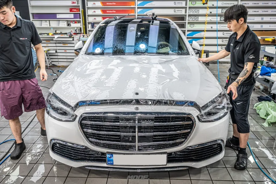 メルセデス・ベンツ Sクラス W222 PPF施工事例｜費用目安・仕上がり 施工写真 3-2