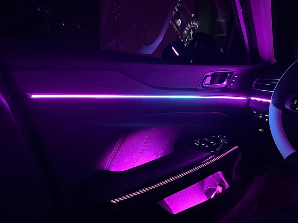 Kia K5 DL3 ambient lighting - Kia K5 DL3 Ambient Lighting Review: Before & After photo 4