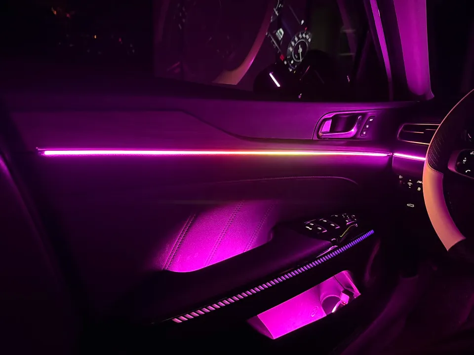 Kia K5 DL3 ambient lighting - Kia K5 DL3 Ambient Lighting Review: Before & After photo 5