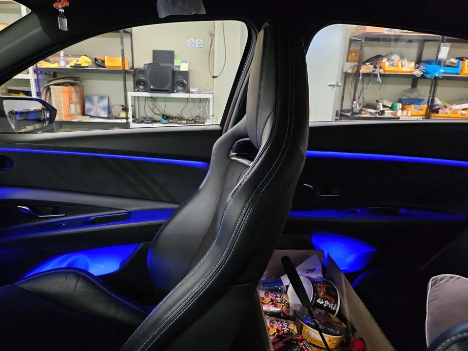 Hyundai Elantra N ambient lighting - Hyundai Elantra N Ambient Lighting Review — Cost & Results photo 5