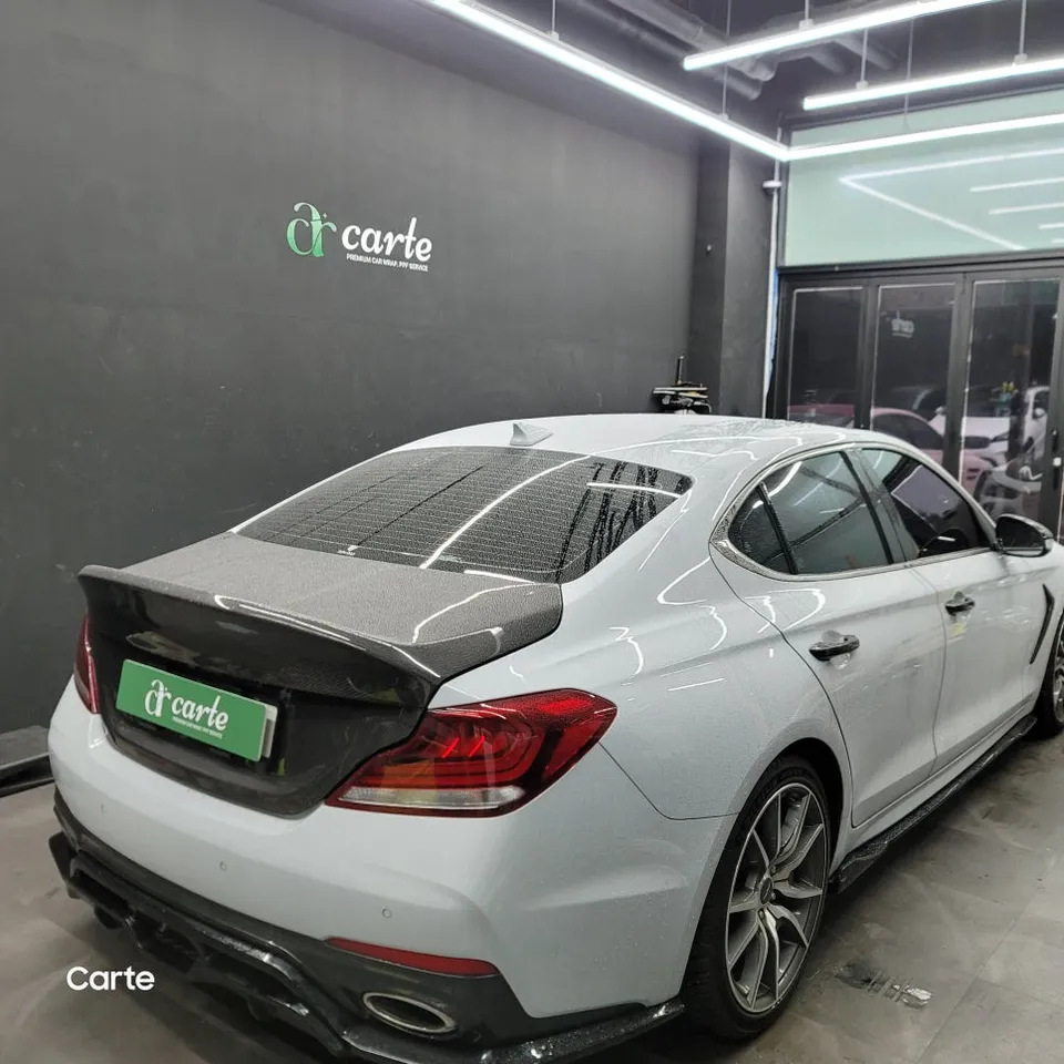Genesis G70のPPF施工事例|費用目安・仕上がり 施工写真 3-1