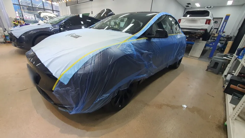 Tesla Model Yのカーフィルム施工事例｜費用目安・仕上がり 施工写真 4