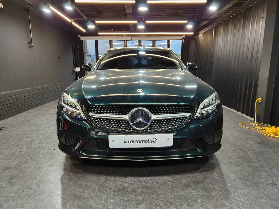 Mercedes-Benz CクラスのPPF施工事例｜費用目安・仕上がり 施工写真 1-3