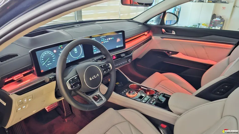 Kia K5 ambient lighting - Kia K5 Ambient Lighting Review — Custom Install Transforms Interi photo 6
