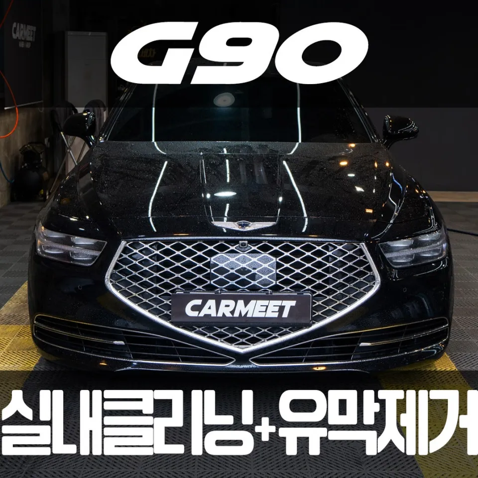 Genesis G90 paint correction installation result