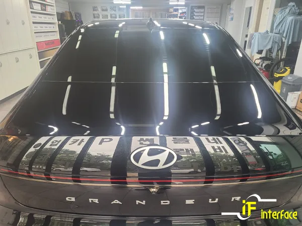 Hyundai Grandeur GN7のカーフィルム施工事例 施工写真 6