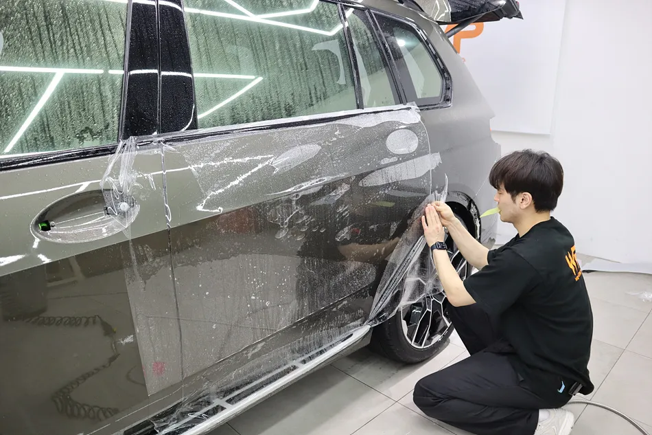 BMW X7 PPF施工事例｜韓国での実例紹介 施工写真 3-2