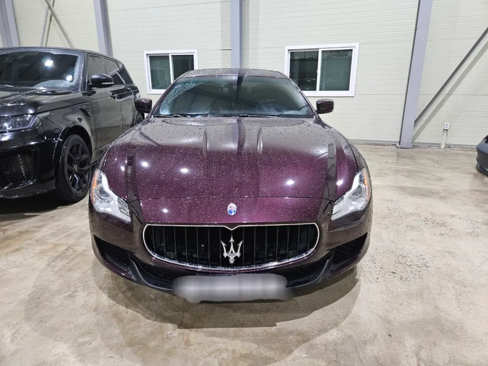 Maserati Quattroporte body kit installation result