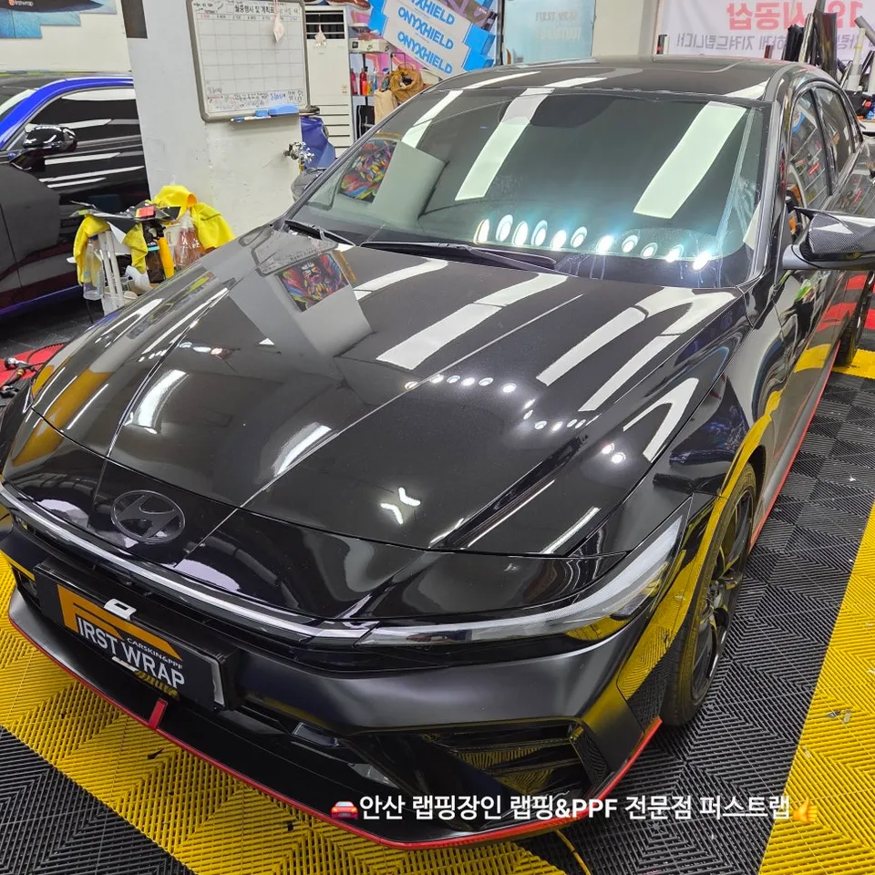 Hyundai Elantra NのPPF施工事例｜費用目安と仕上がり 施工写真 3-1