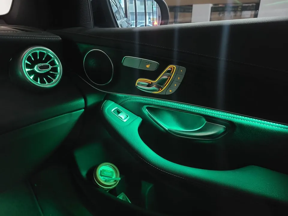 Mercedes-Benz GLC ambient lighting - Mercedes-Benz GLC Ambient Lighting Upgrade: Stunning 64-Color Int photo 3