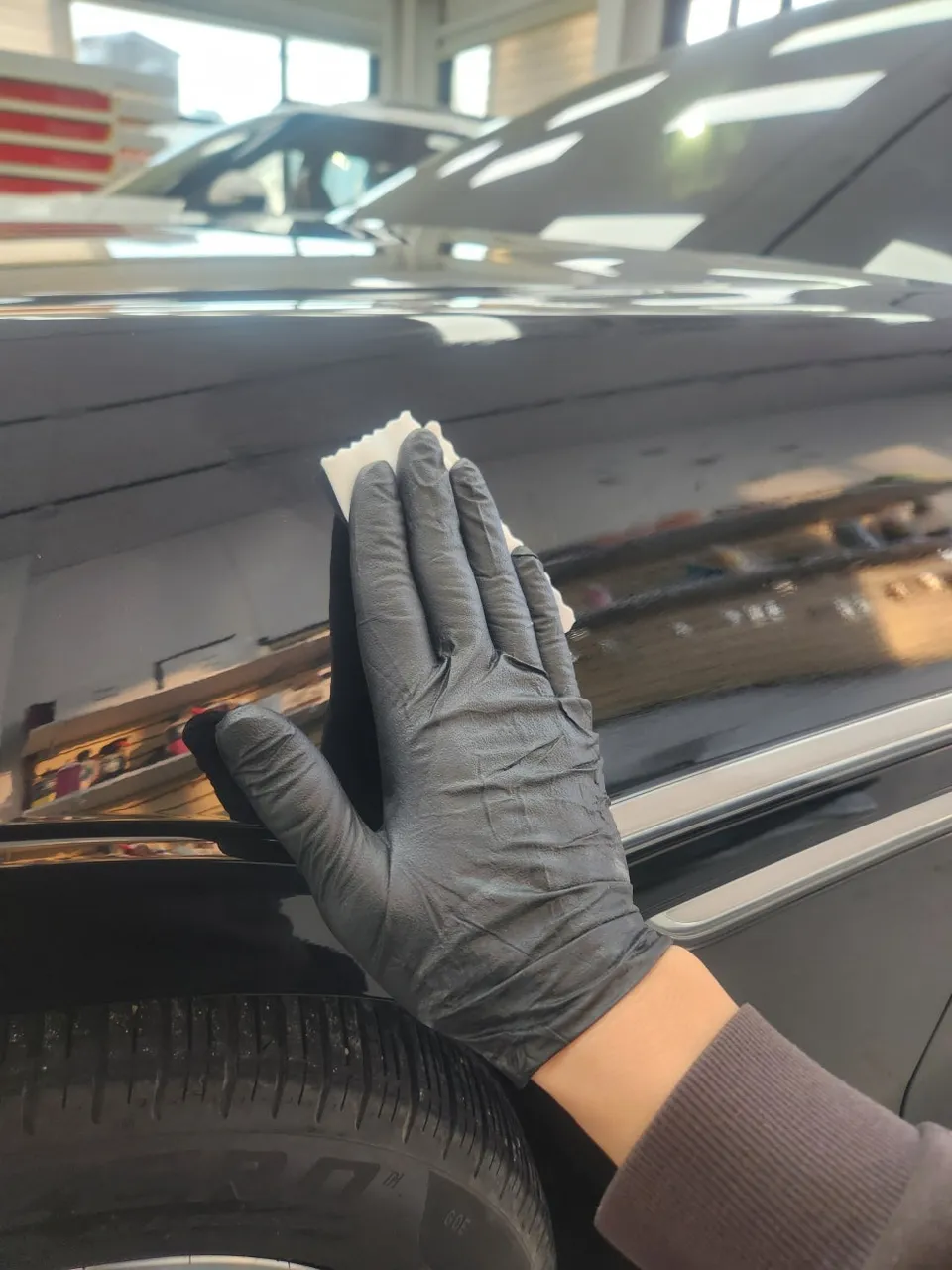 Genesis G90のガラスコーティング事例|費用目安と仕上がり 施工写真 3-3