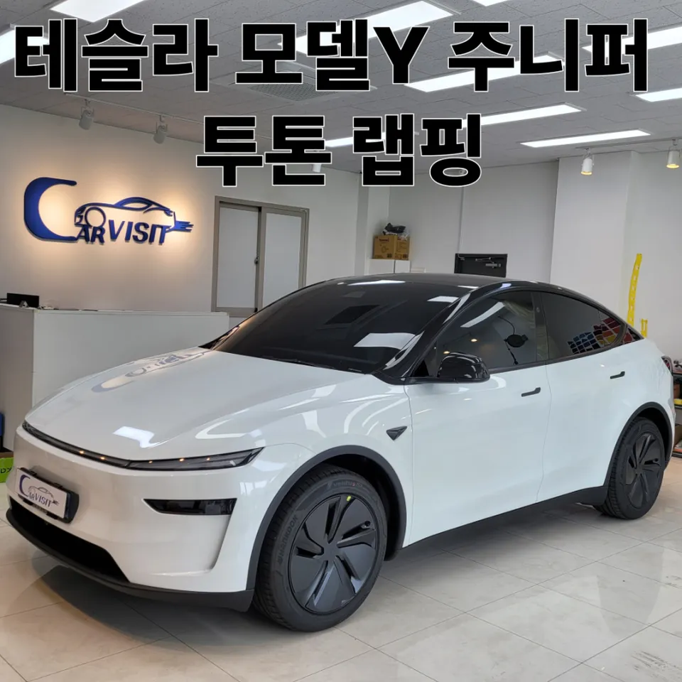 Tesla Model Y Vinyl Wrap Review: Juniper Two-Tone Upgrade photo 1