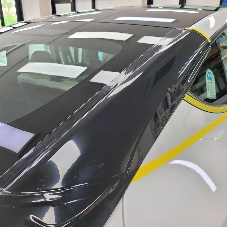 Tesla Model Y vinyl wrap - Tesla Model Y Vinyl Wrap Review: Juniper Two-Tone Upgrade photo 4