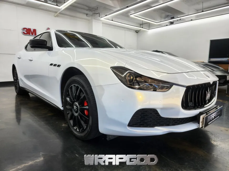 Maserati Ghibliのカーラッピング事例|費用目安・仕上がり 施工写真 2-2