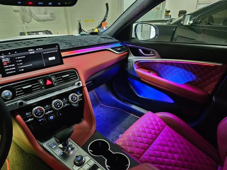 Genesis G70 Ambient Lighting Review: Seamless Integration