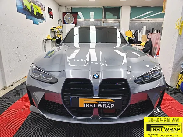 BMW M3 G80型 PPF施工事例｜無光フィルムで特別な変身 施工写真 3