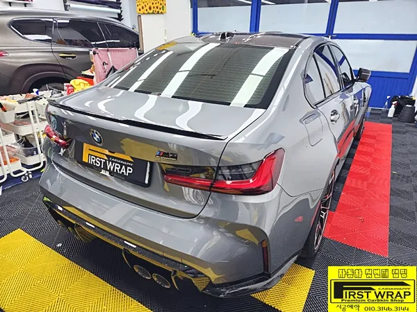 BMW M3 G80型 PPF施工事例｜無光フィルムで特別な変身 施工写真 6