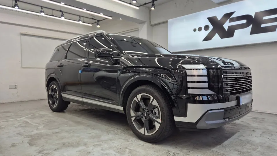 Hyundai Santa Fe body kit installation result
