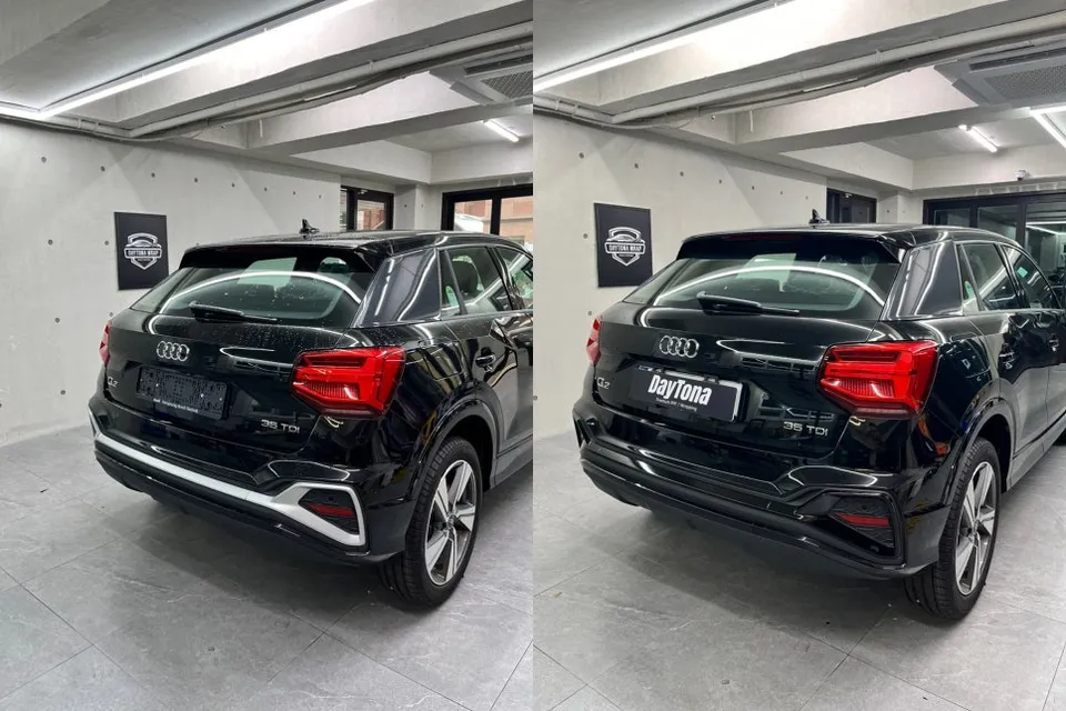 Audi vinyl wrap - Audi Q2 Vinyl Wrap Review: Chrome Delete for a Sleek Look photo 5