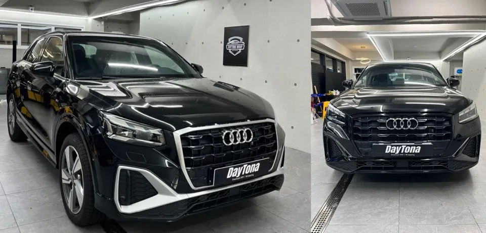 Audi vinyl wrap - Audi Q2 Vinyl Wrap Review: Chrome Delete for a Sleek Look photo 6