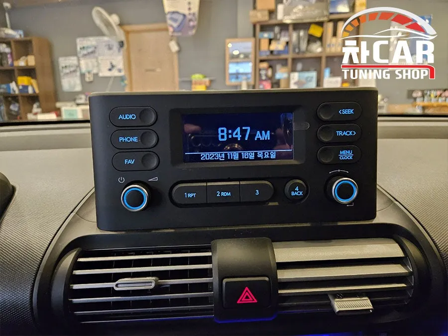 Hyundai CasperのAndroid Auto・CarPlay取付事例 施工写真 2
