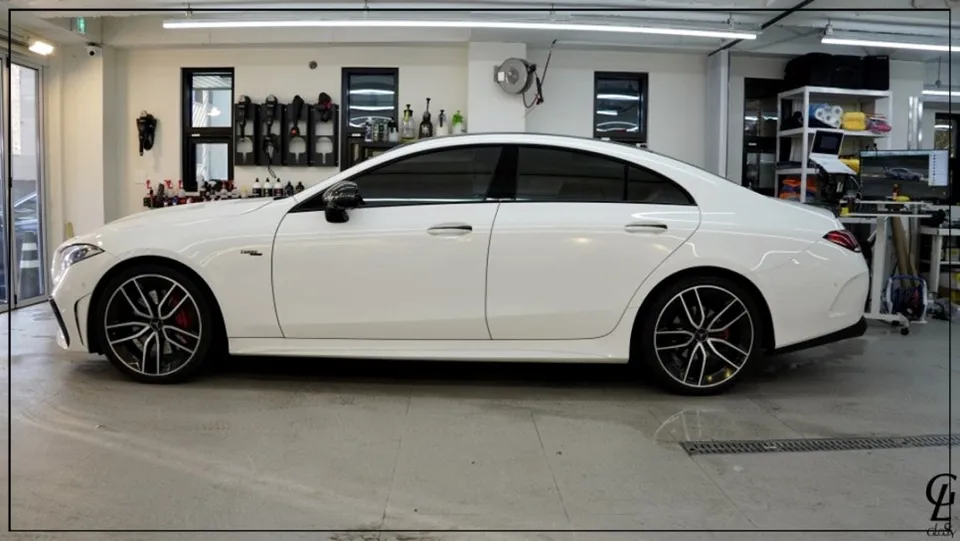 Mercedes-Benz CLS 400D Vinyl Wrap Review — Dark Gray Full Wrap photo 2