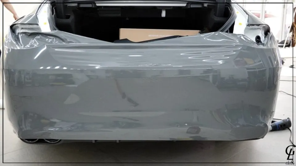 Mercedes-Benz CLS 400D vinyl wrap - Mercedes-Benz CLS 400D Vinyl Wrap Review — Dark Gray Full Wrap photo 6