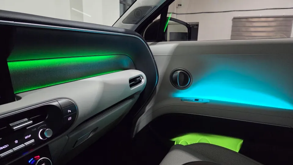 Hyundai IONIQ ambient lighting - Hyundai IONIQ Ambient Lighting Review: Enhanced Interior LED Mood photo 3