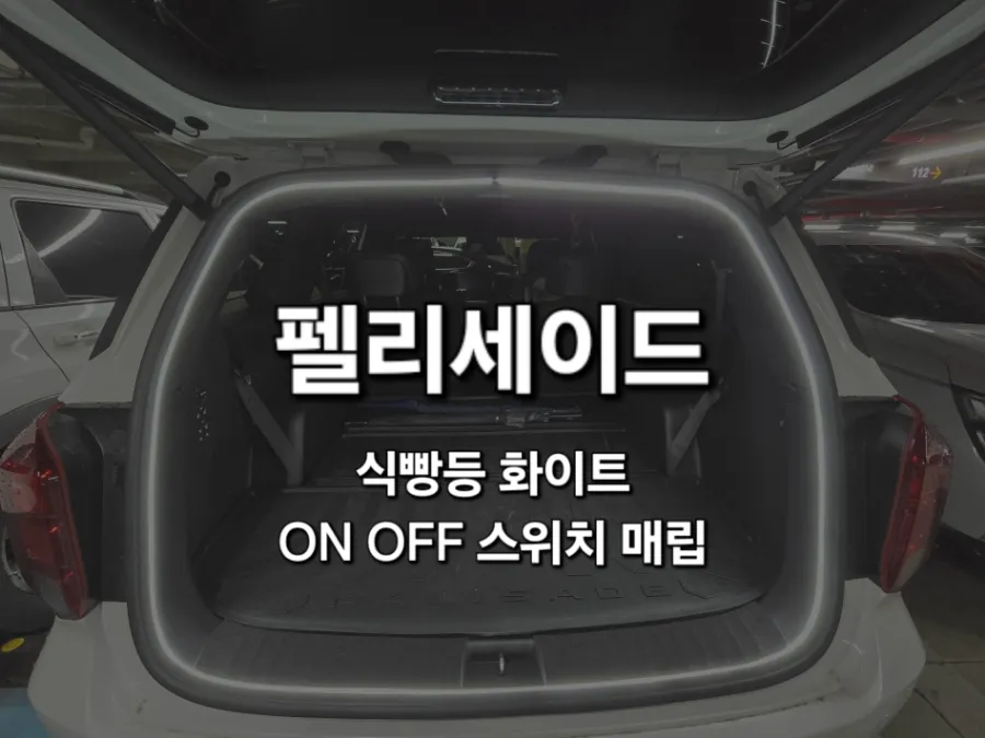 Hyundai Palisade ambient lighting installation result