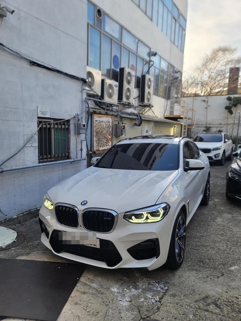 BMW X4M F98 android head unit installation result