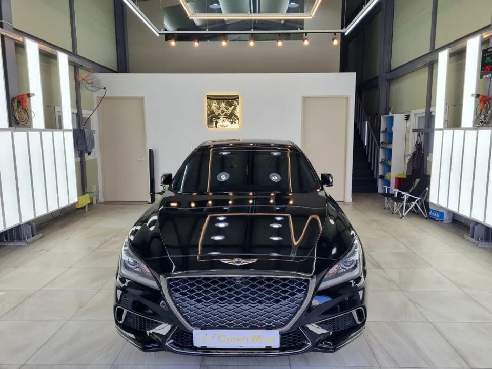 Genesis G80 PPF施工事例｜韓国での実例 施工写真 1-2