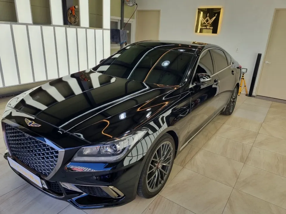 Genesis G80 PPF施工事例｜韓国での実例 施工写真 2-2