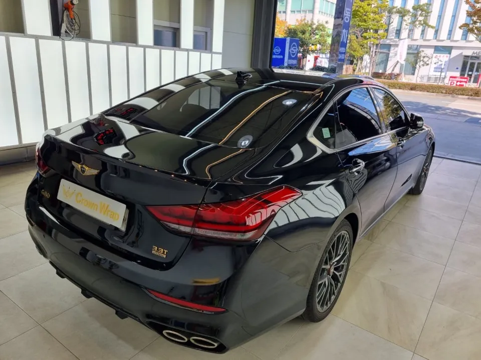 Genesis G80 PPF施工事例｜韓国での実例 施工写真 2-3